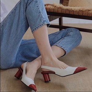 Brand new Salondeju sling back shoes